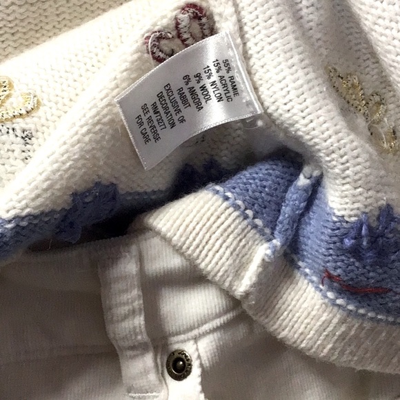 🎄CROFT & BARROW Cream Fair Isle Christmas Holiday Knit Sweater - Picture 4 of 8